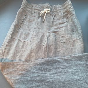 NWOT Athleta Cabo linen wide leg pants